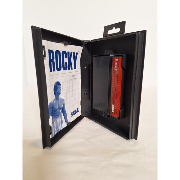 Rocky Sega Master System Video Game CIB Near Mint Two-Mega Cartridge - Picture 6 of 6